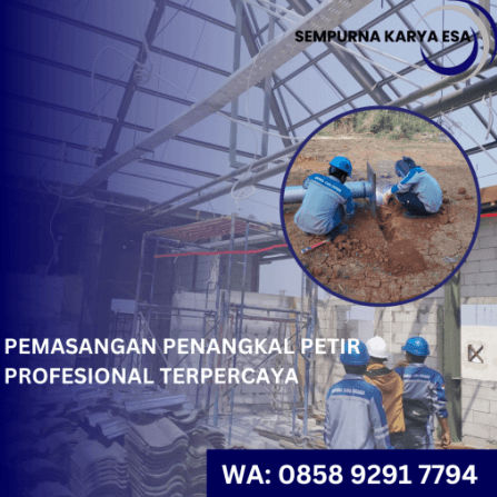 jasa pasang penangkal petir rumah terdekat