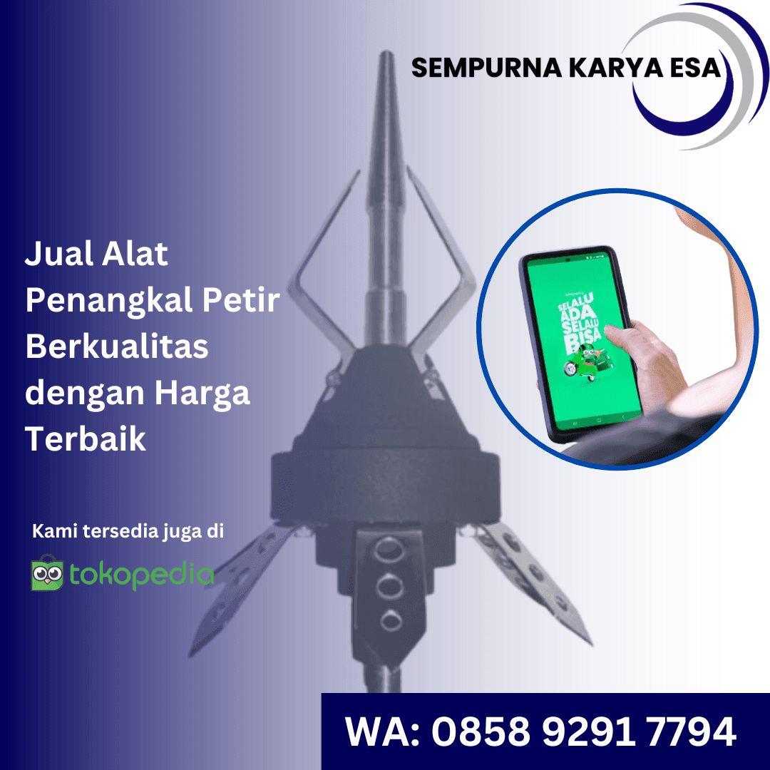 jual penangkal petir elektrostatis termurah pt sempurna karya esa