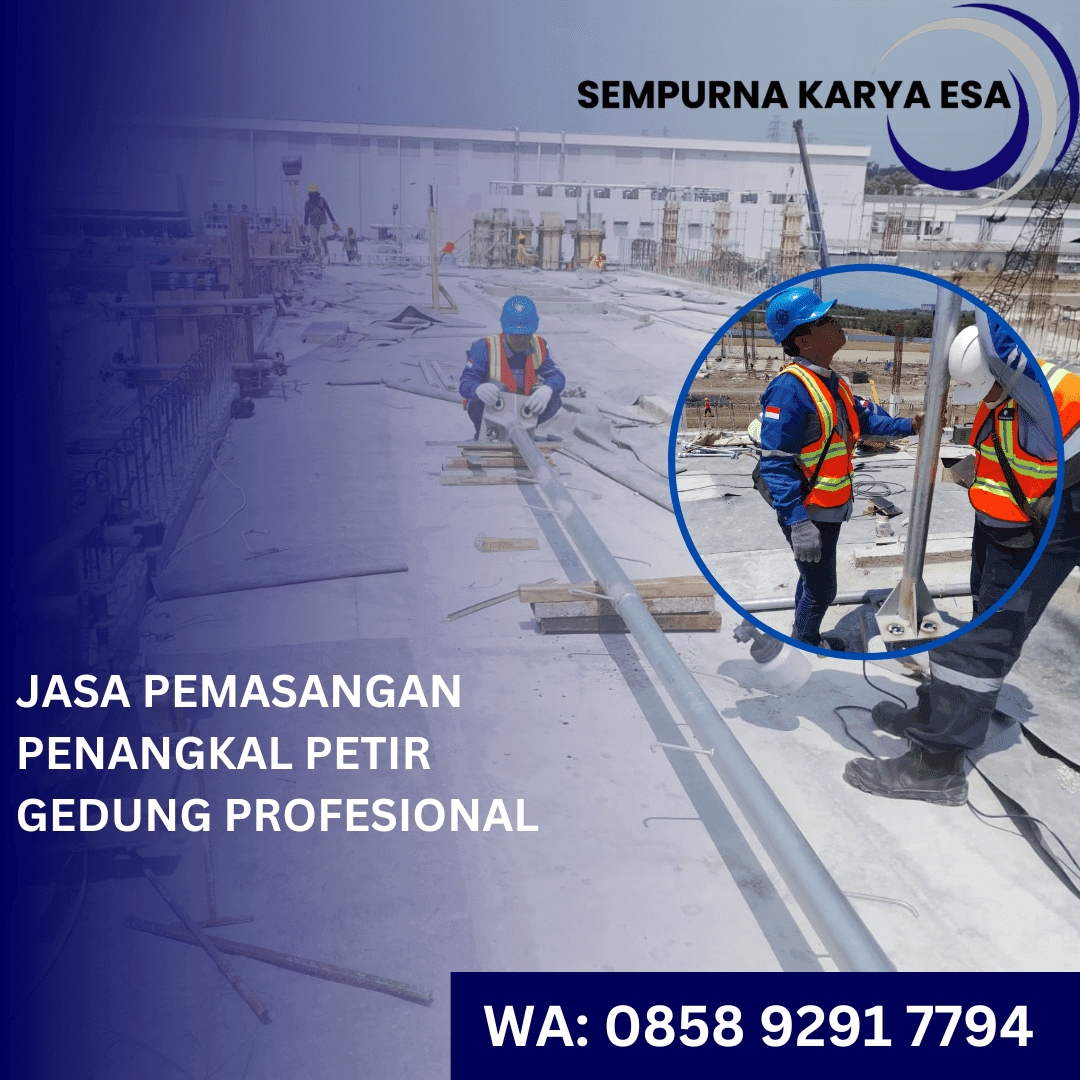 cara pemasangan grounding penangkal petir - pt sempurna karya esa
