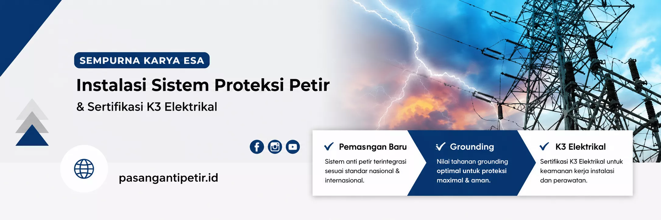 instalasi proteksi petir pt sempurna karya esa 085892917794