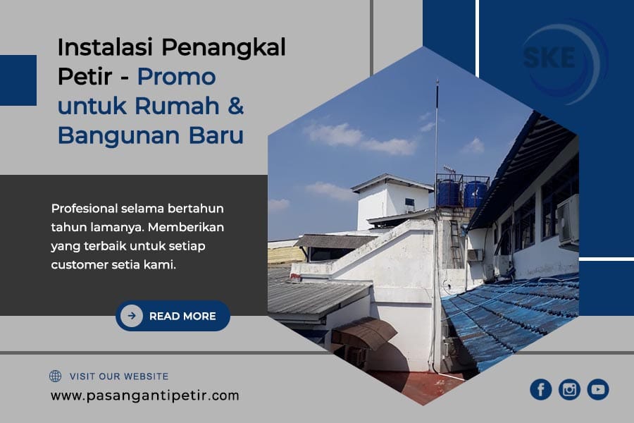 instalasi penangkal petir rumah harga promo pt sempurna karya esa