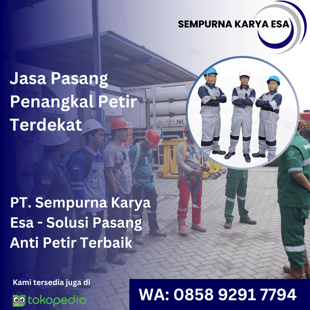 jasa pasang penangkal petir terdekat pt sempurna karya esa