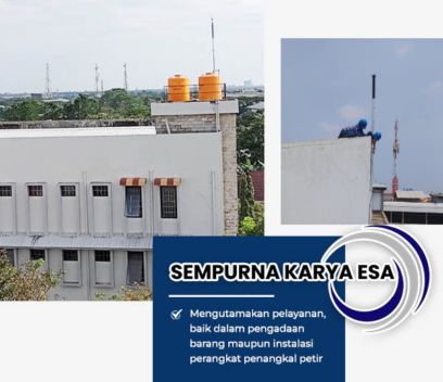 pasang penangkal petir pt sempurna karya esa