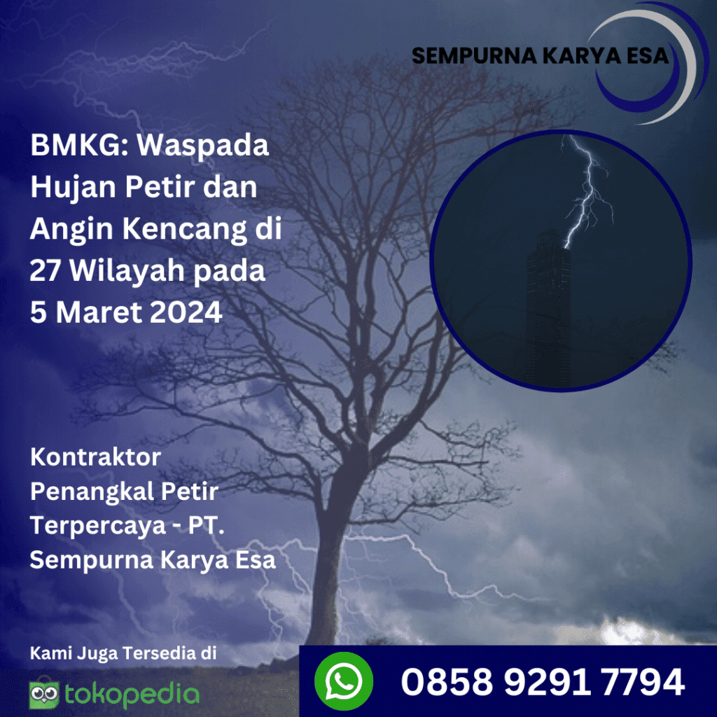 bmkg umumkan waspada untuk 27 wilayah ini akan hujan petir dan angin kencang - pt sempurna karya esa