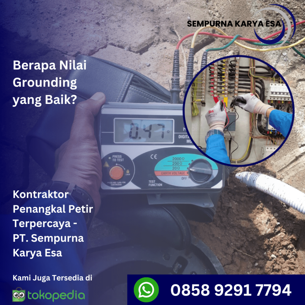 berapa nilai grounding yang baik