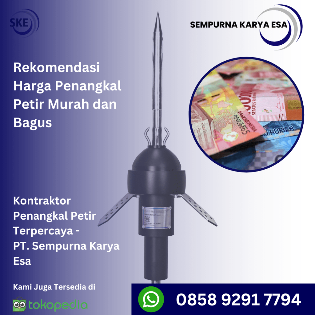 rekomendasi harga penangkal petir murah dan bagus sempurna karya esa