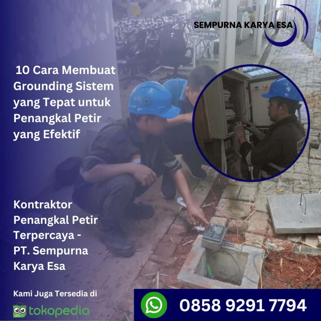 10 Cara Membuat Grounding Sistem yang Tepat untuk Penangkal Petir yang Efektif