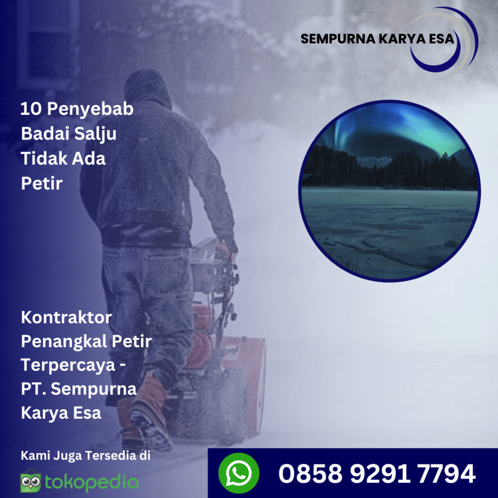 10 penyebab badai salju tidak ada petir