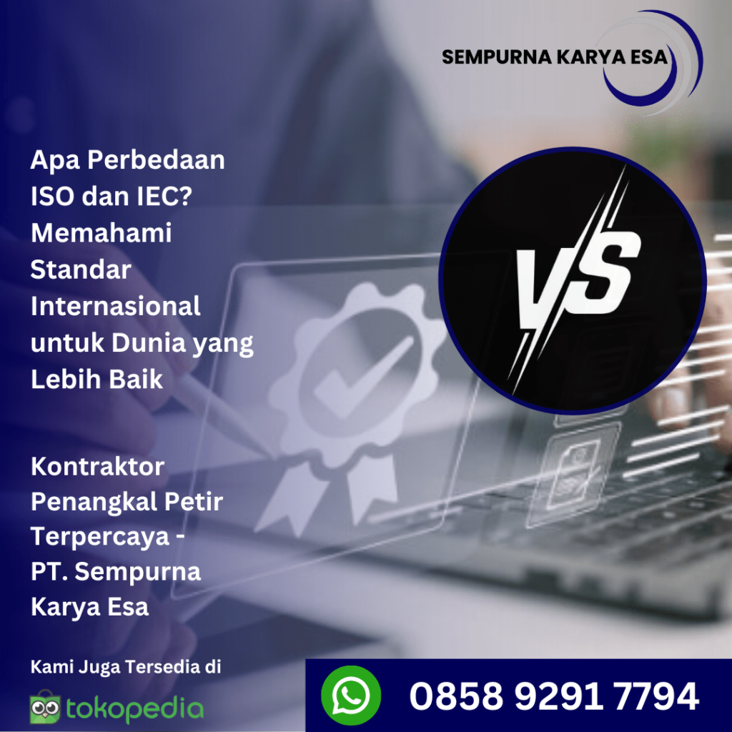 apa perbedaan ISO dan IEC standar internasional - sempurna karya esa