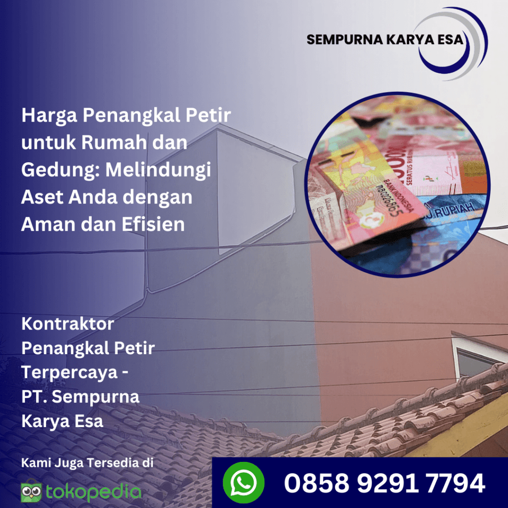 harga penangkal petir rumah dan gedung