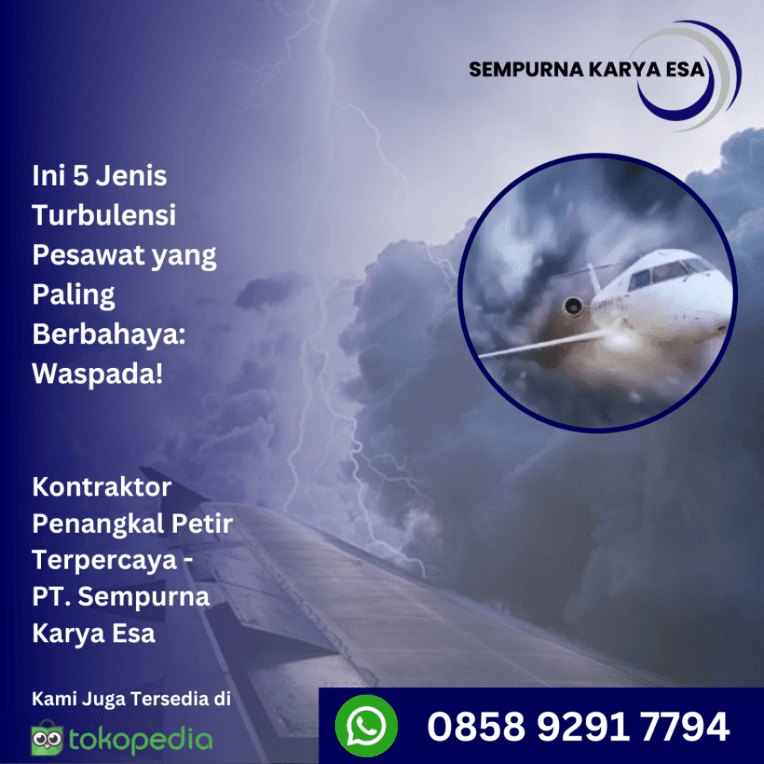 5 jenis turbulensi pesawat terbang paling berbahaya