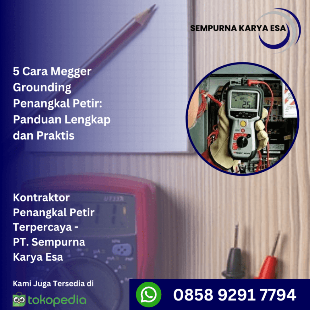 5 cara megger grounding penangkal petir panduan lengkap