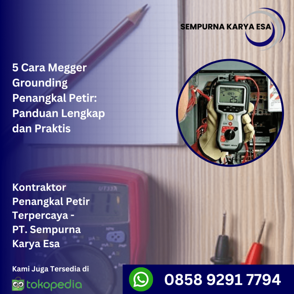 5 cara megger grounding penangkal petir panduan lengkap