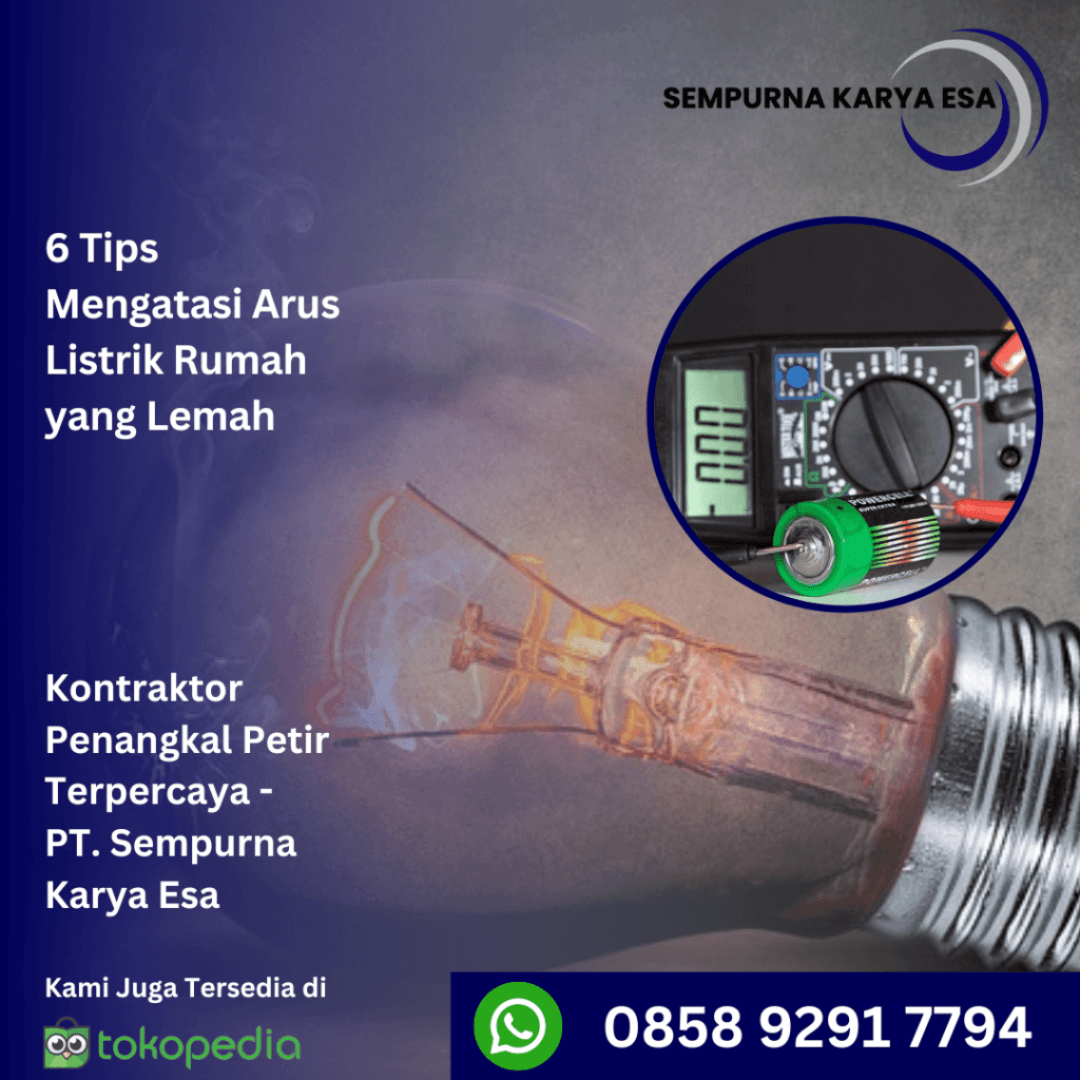 6 tips mengatasi arus listrik rumah yang lemah
