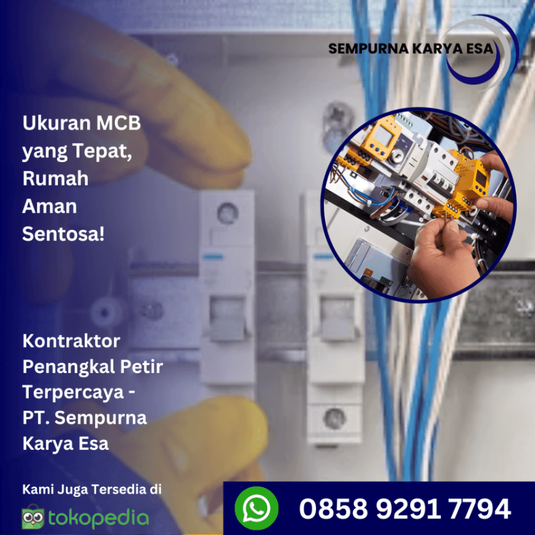 ukuran mcb yang tepat untuk rumah artikel kelistrikan sempurna karya esa 2024