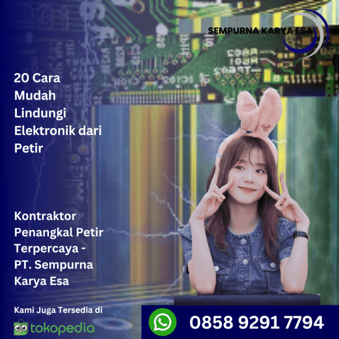 20 cara mudah melindungi elektronik dari petir sempurna karya esa