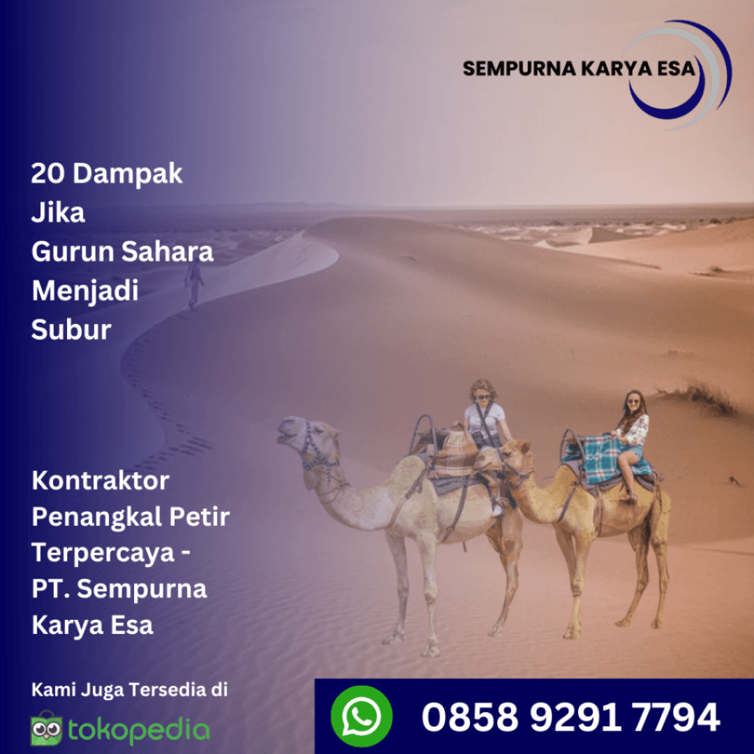 20 dampak jika gurun sahara menjadi subur