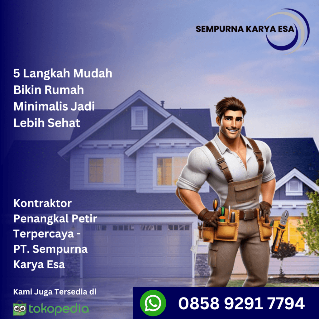 5 langkah mudah bikin rumah minimalis jadi lebih sehat