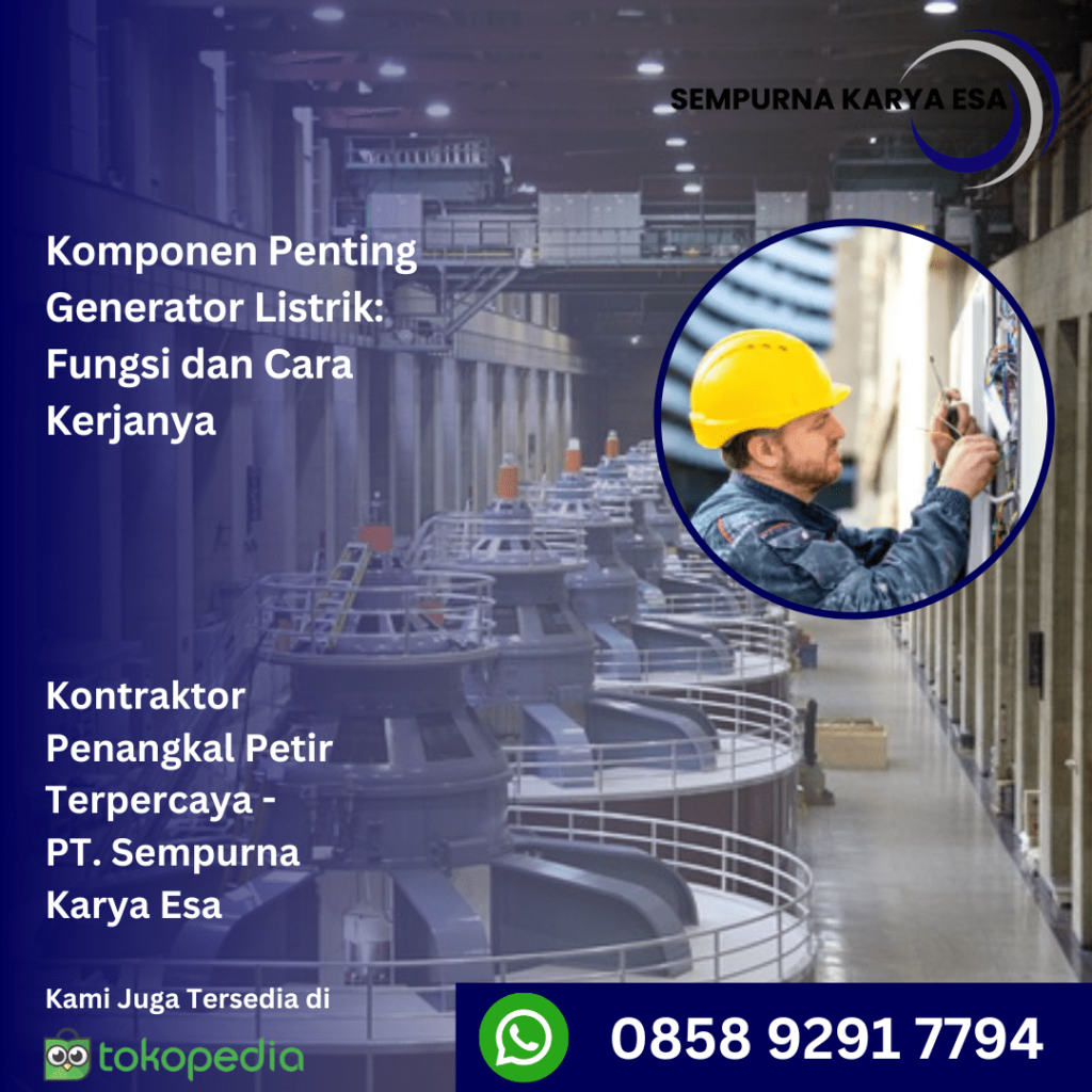 Komponen Penting Generator Listrik Fungsi dan Cara Kerjanya