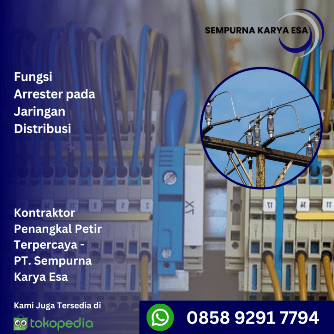 fungsi arrester pada jaringan distribusi