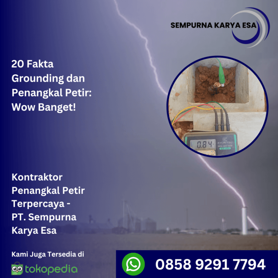 20 grounding dan penangkal petir yang wow banget