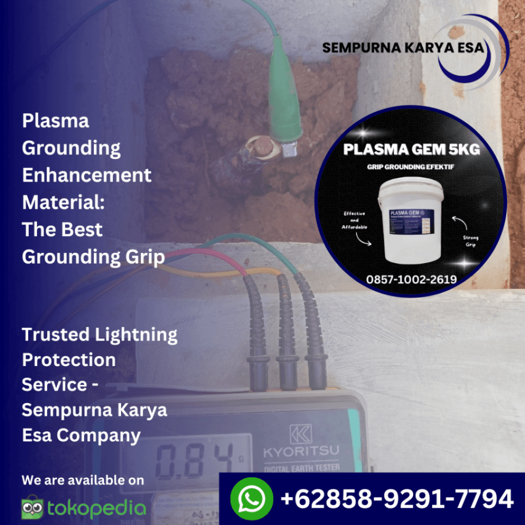 plasma grounding enhancement material grounding grip