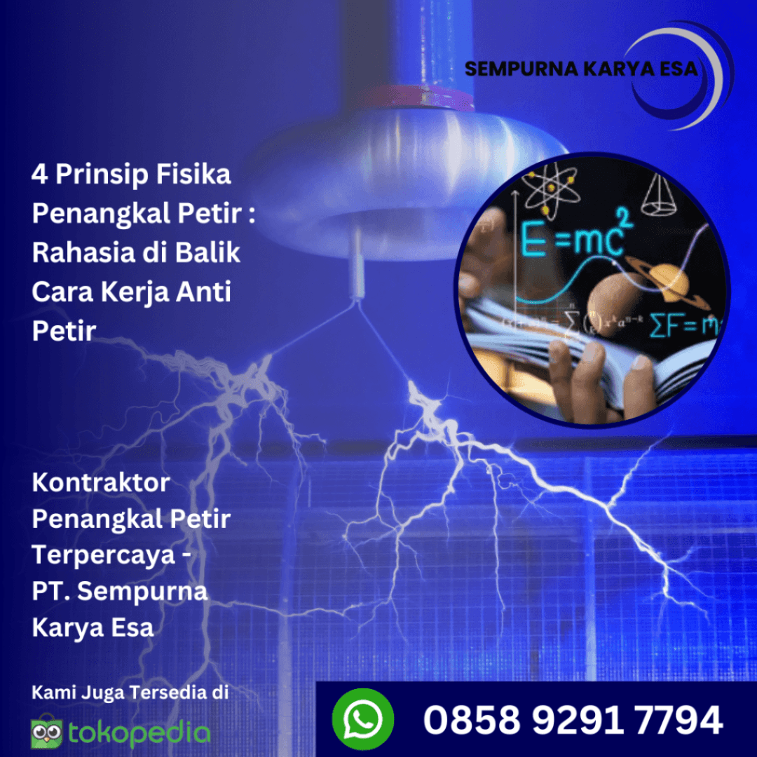 4 prinsip fisika penangkal petir rahasia dibalik cara kerja penangkal petir
