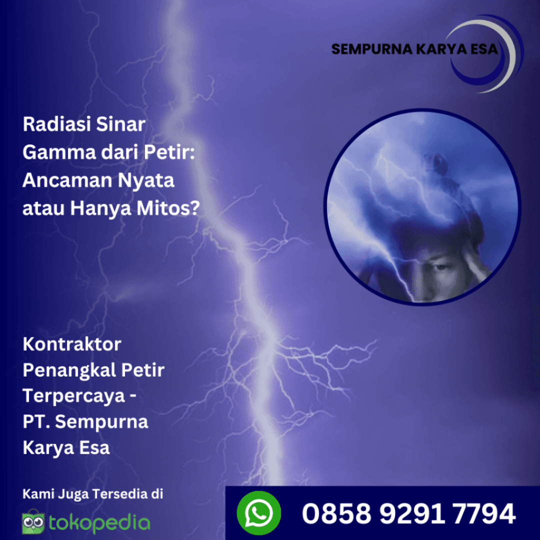 dampak radiasi sinar gamma dari petir