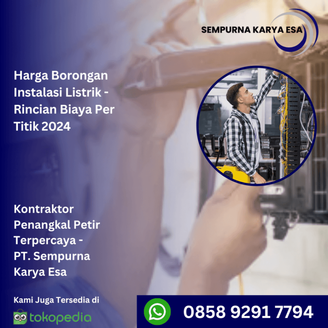 harga borongan instalasi listrik rincian biaya per titik 2024