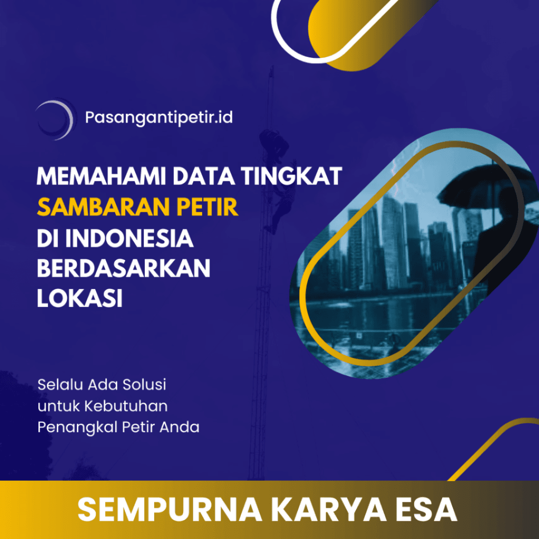 memahami data tingkat sambaran petir berdasarkan lokasi di indonesia