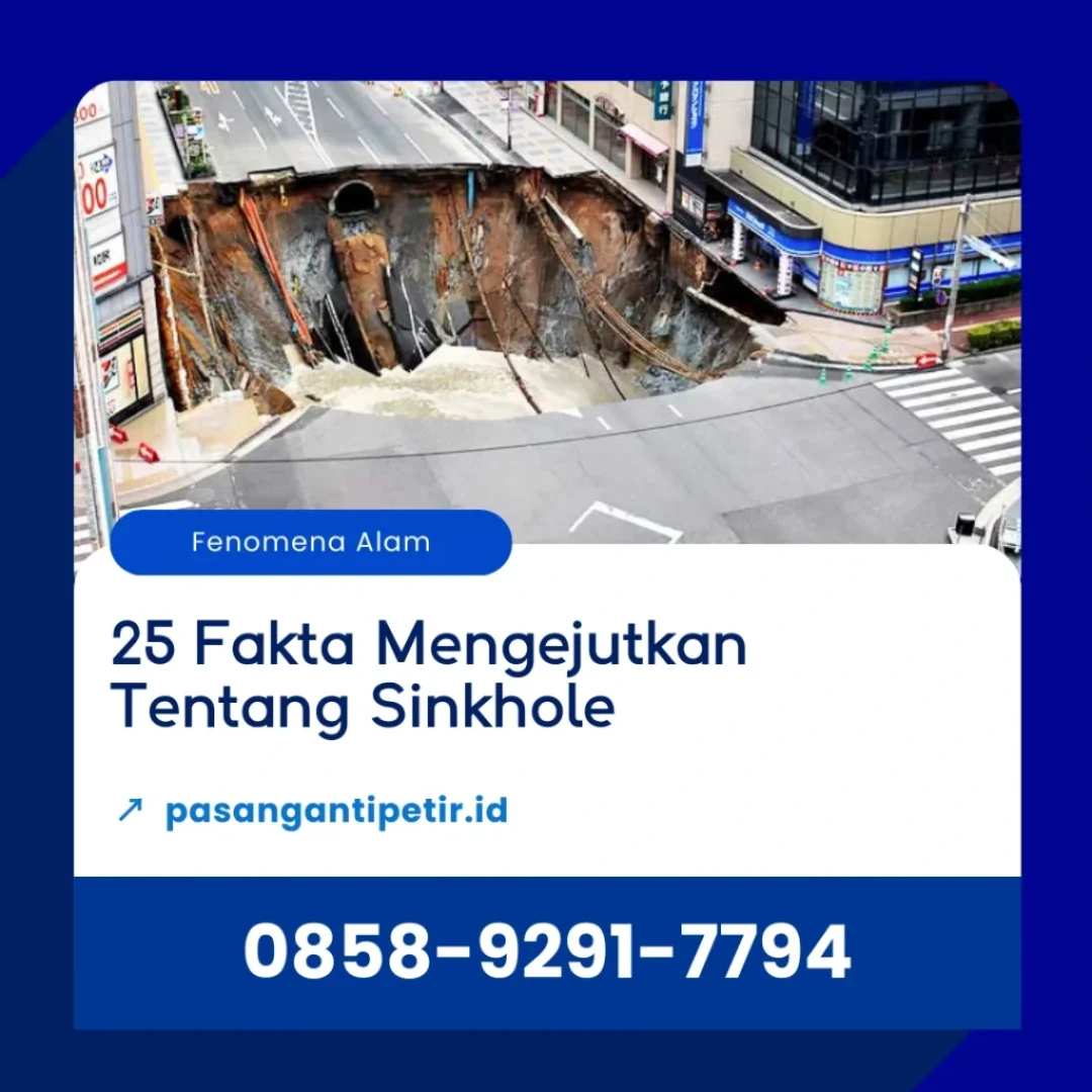 25 fakta tentang sinkhole