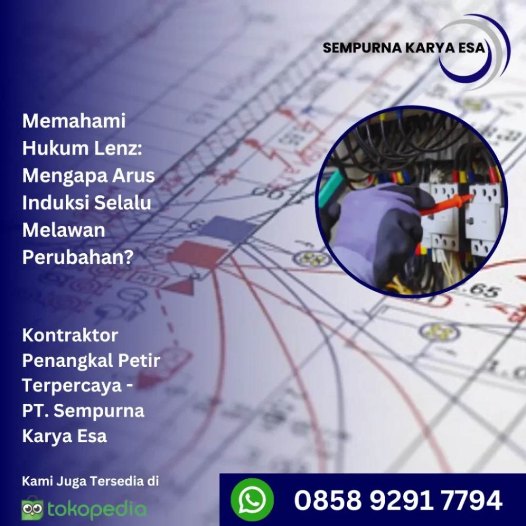 memahami hukum lenz mengapa arus induksi selalu melawan perubahan