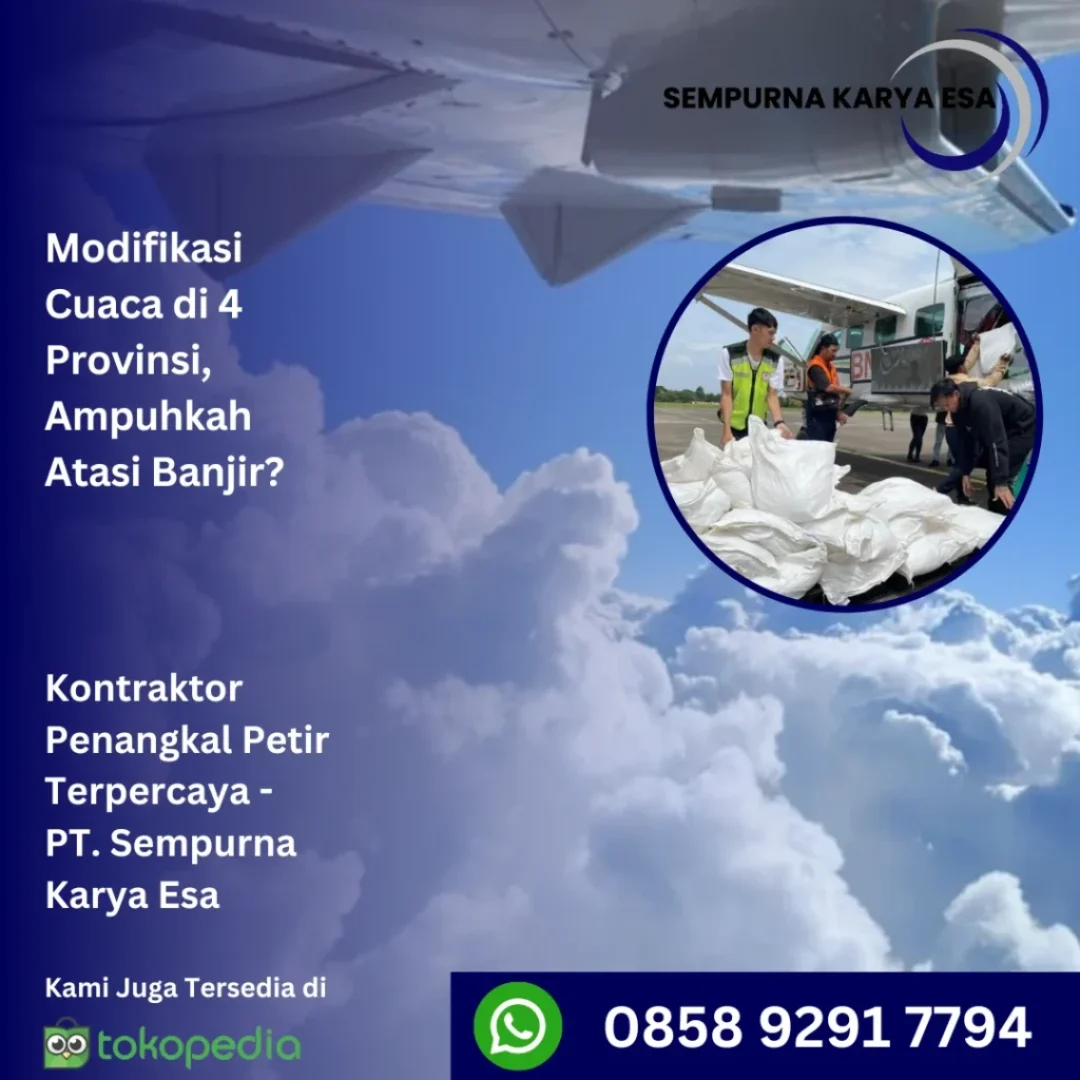 modifikasi cuaca di 4 provinsi ampuhkah untuk atasi banjir