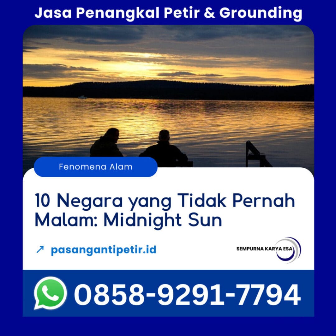 10 negara yang tidak pernah malam midnight sun