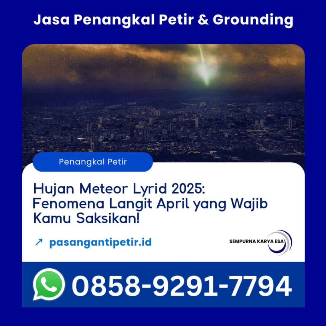 hujan meteor lyrid 2025 fenomena langit april yang wajib kamu saksikan