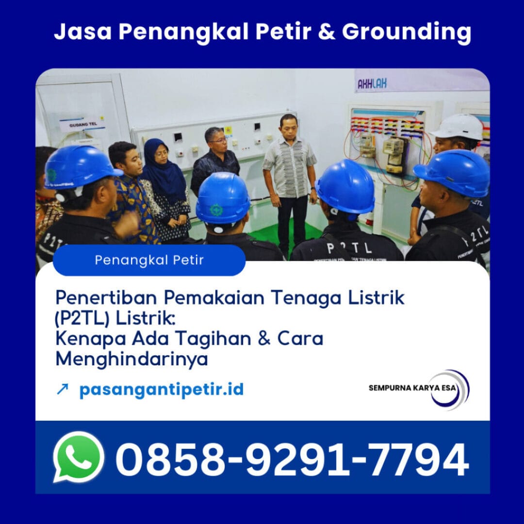 p2tl listrik kenapa ada tagihan & cara menghindarinya artikel sempurna karya esa jasa penangkal petir hubungi 085892917794