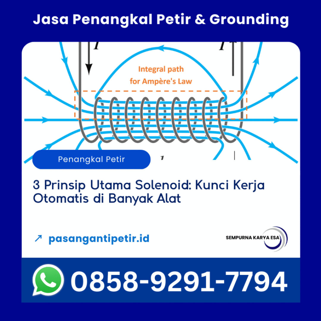 3 prinsip utama solenoid kunci kerja otomatis di banyak alat artikel pt sempurna karya esa jasa penangkal petir dan grounding hubungi 085892917794