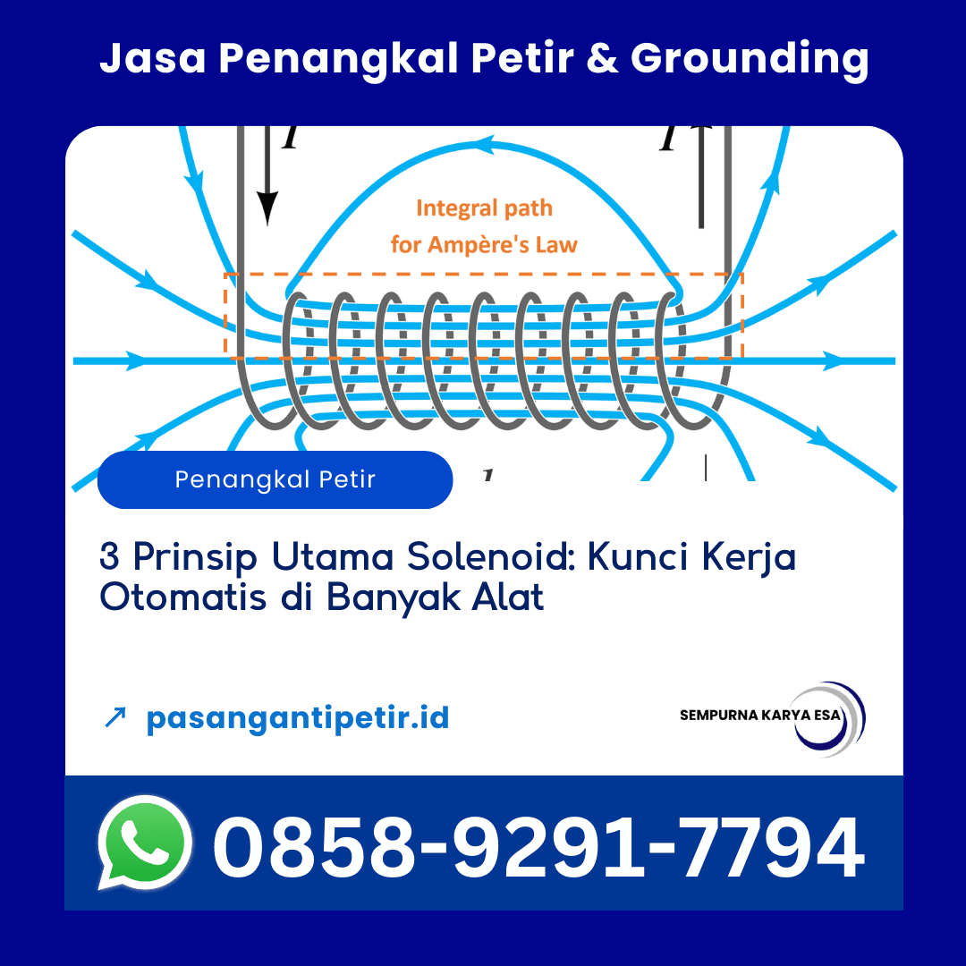 3 prinsip utama solenoid kunci kerja otomatis di banyak alat artikel pt sempurna karya esa jasa penangkal petir dan grounding hubungi 085892917794