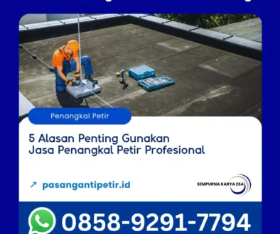 5 alasan penting gunakan jasa penangkal petir profesional jasa penangkal petir dan grounding pt sempurna karya esa hubungi 085892917794