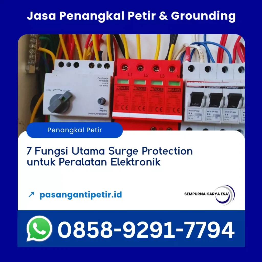 7 fungsi utama surge protection untuk peralatan elektronik artikel pt sempurna karya esa jasa penangkal petir dan grounding hubungi 085892917794