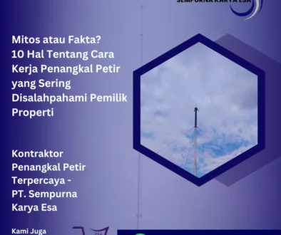 10 hal tentang cara kerja penangkal petir yang sering disalahpahami pemilik properti artikel pt sempurna karya esa jasa penangkal petir arrester grounding hubungi 085892917794