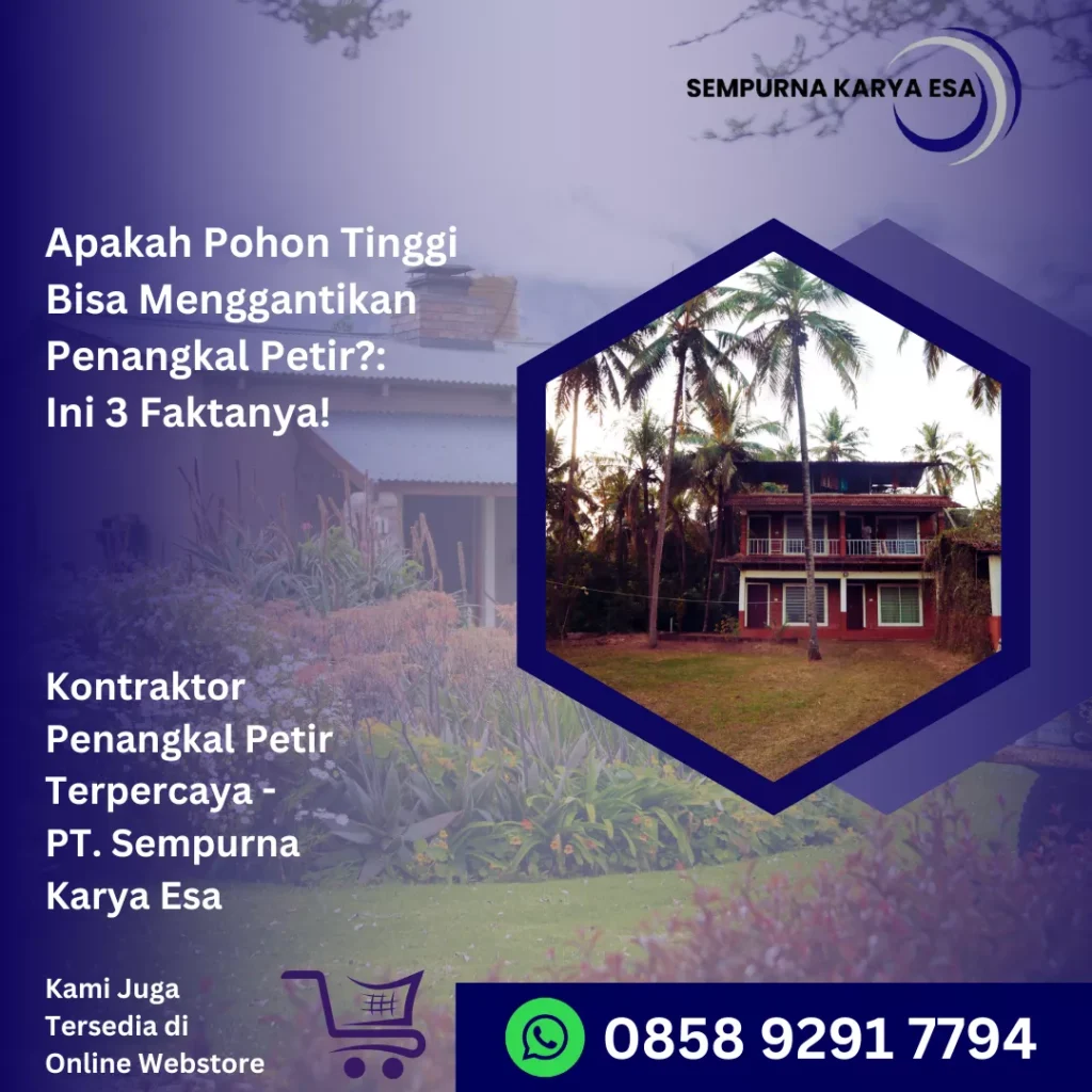 apakah pohon tinggi bisa menggantikan penangkal petir artikel pt sempurna karya esa kontraktor penangkal petir profesional bersertifikat hubungi 085892917794