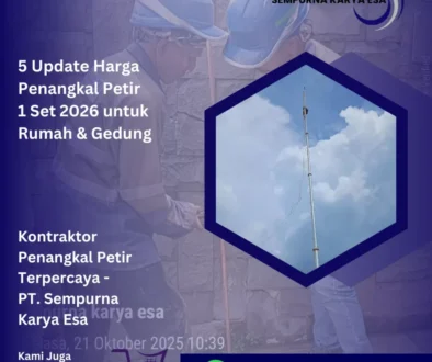 5 update harga penangkal petir 1 set 2026 untuk rumah dan gedung artikel pt sempurna karya esa kontraktor jasa penangkal petir grounding arrester terpercaya hubungi 085695298365 ske